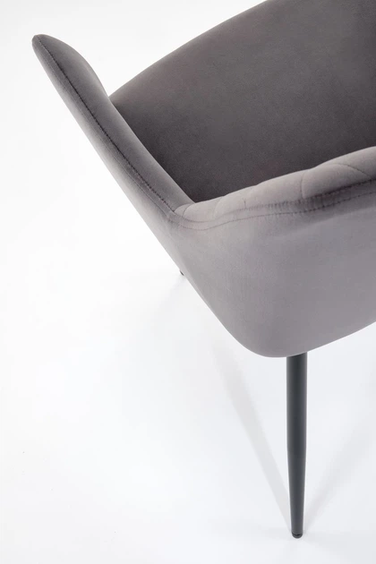 Стілець для кухні та вітальні Halmar K558 Попелястий (5905248132894) - зображення 9