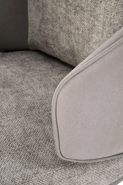 Krzesło do kuchni i salonu Halmar K554 obrotowe Popielate (5905248132825) - obraz 13