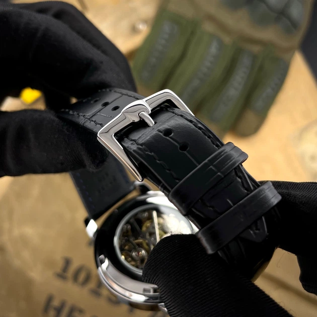 Годинник наручний Awarder 022SIBK Mechanic Де би не був Silver-Black, - изображение 5