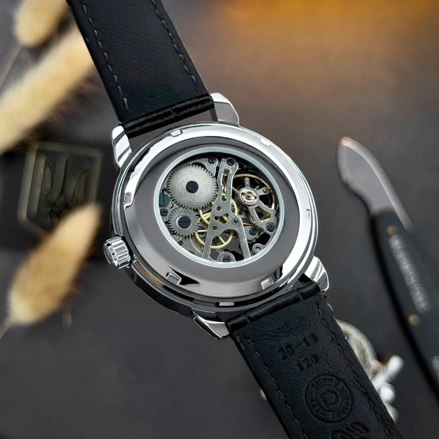 Годинник наручний Awarder 022SIBK Mechanic Де би не був Silver-Black, - изображение 12