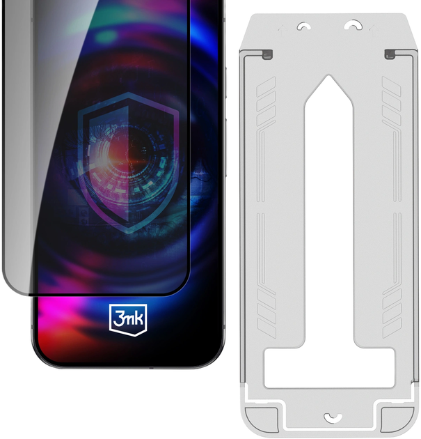 Szkło hartowane 3MK HardGlass Max Privacy dla iPhone 17 Pro Max Black (5903108671804) - obraz 2