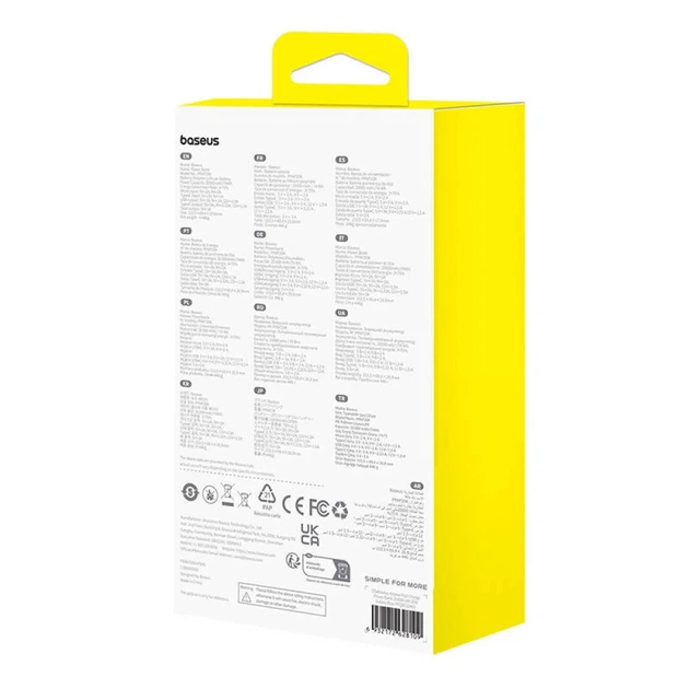 Портативний зарядний пристрій Baseus Airpow 20W 20000mAh Blue (P10022804313-00) - зображення 6