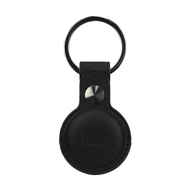 Брелок с кольцом Audi Synthetic Leather для AirTag Black (AU-ATKR-Q3/D1-BK) - Фото 2 Брелок с кольцом Audi Synthetic Leather для AirTag Black (AU-ATKR-Q3/D1-BK) - изображение 2