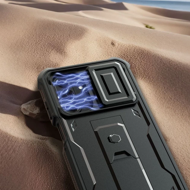 Чехол Tech-Protect Kevlar Cam+ для Samsung Galaxy A17 (A175-A176) Black (5906302333004) - изображение 2