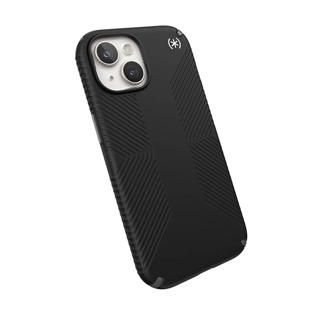 Чехол Speck Presidio2 Grip для iPhone 15 | 14 | 13 Black/Slate Grey with MagSafe (150557-3205) - Фото 4 Чехол Speck Presidio2 Grip для iPhone 15 | 14 | 13 Black/Slate Grey with MagSafe (150557-3205) - изображение 4