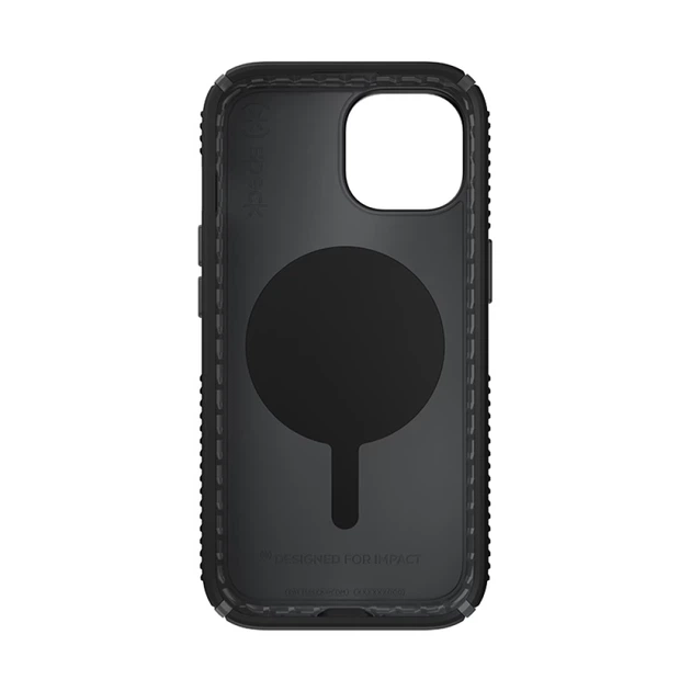 Чехол Speck Presidio2 Grip для iPhone 15 | 14 | 13 Black/Slate Grey with MagSafe (150557-3205) - Фото 5 Чехол Speck Presidio2 Grip для iPhone 15 | 14 | 13 Black/Slate Grey with MagSafe (150557-3205) - изображение 5
