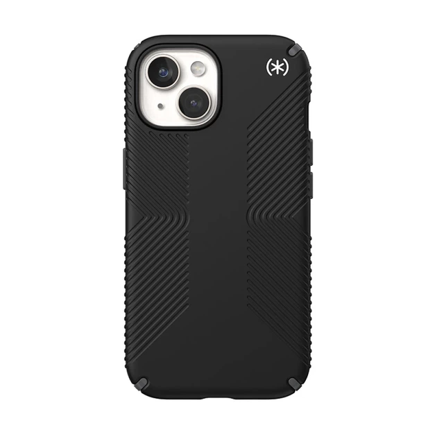 Чехол Speck Presidio2 Grip для iPhone 15 | 14 | 13 Black/Slate Grey with MagSafe (150557-3205) - Фото 6 Чехол Speck Presidio2 Grip для iPhone 15 | 14 | 13 Black/Slate Grey with MagSafe (150557-3205) - изображение 6