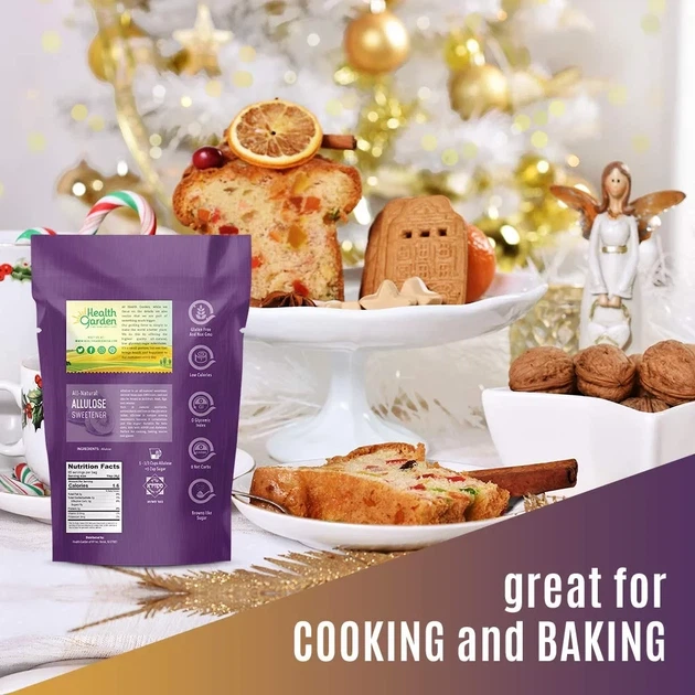 Цукрозамінник натуральна алюлоза Health Garden Allulose 1134 г - зображення 4