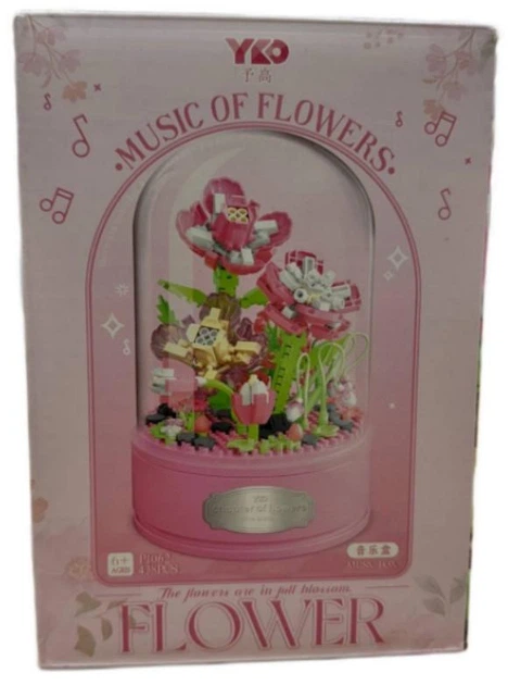 Музыкальный конструктор Musical Gardenias серия Musical Flask Розовые гардении под куполом - Фото 8 Музыкальный конструктор Musical Gardenias серия Musical Flask Розовые гардении под куполом - изображение 8