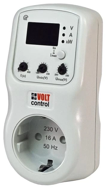 Реле напруги NOVATEK-ELECTRO PH-101M1 з контролем струму в розетку, реле контролю та захисту від перенапруги Новатек електро - зображення 5