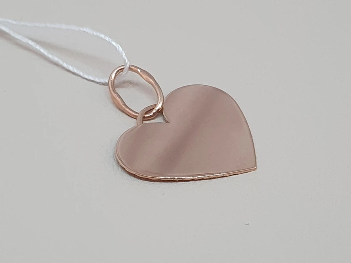 Золотая подвеска "Сердце". 440959А - изображение 4