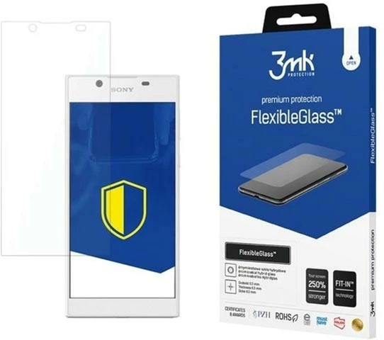 Гібридне скло для 3MK FlexibleGlass Sony Xperia L1 5901571121710) - Фото 1 Гібридне скло для 3MK FlexibleGlass Sony Xperia L1 5901571121710) - зображення 1