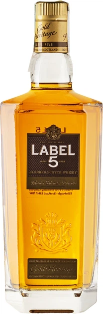 Виски Label 5 Gold Heritage 0.7 л 40% в подарочной коробке