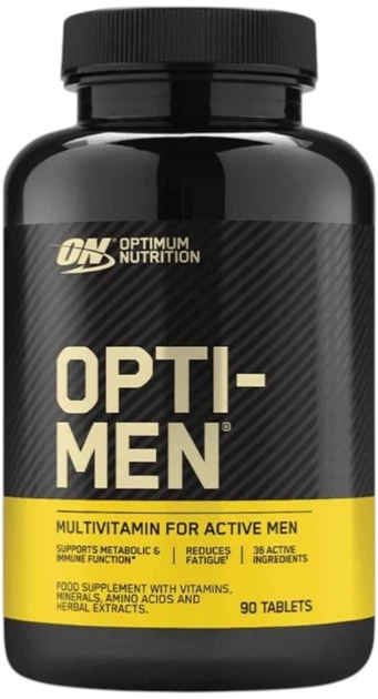 Мультивітаміни для чоловіків Optimum Nutrition Opti-men (EU) - 90 таблеток