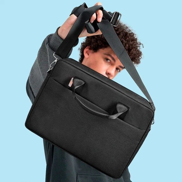 WiWU Minimalist Pro II Laptop Bag 14'' сумка для ноутбука Black (786530) - изображение 8