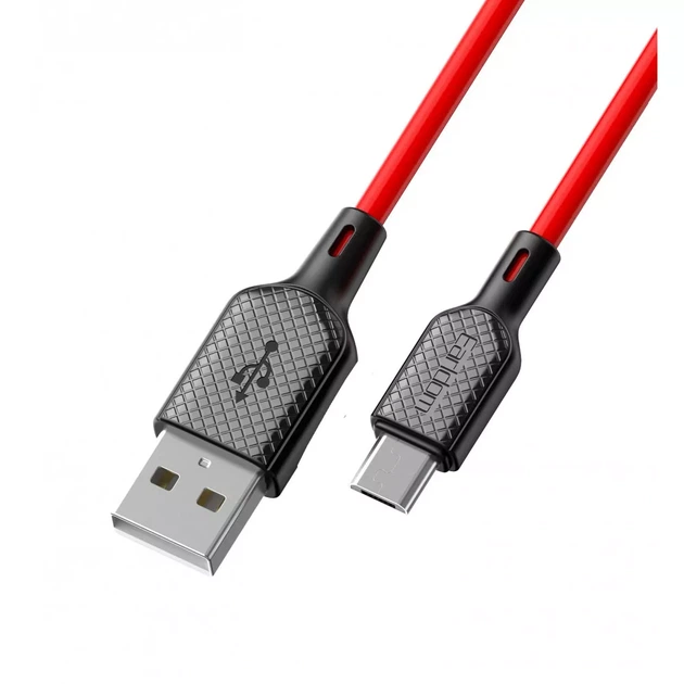 Кабель Micro USB Earldom EC-154M (1м) — Red (786259) - Фото 1 Кабель Micro USB Earldom EC-154M (1м) — Red (786259) - изображение 1