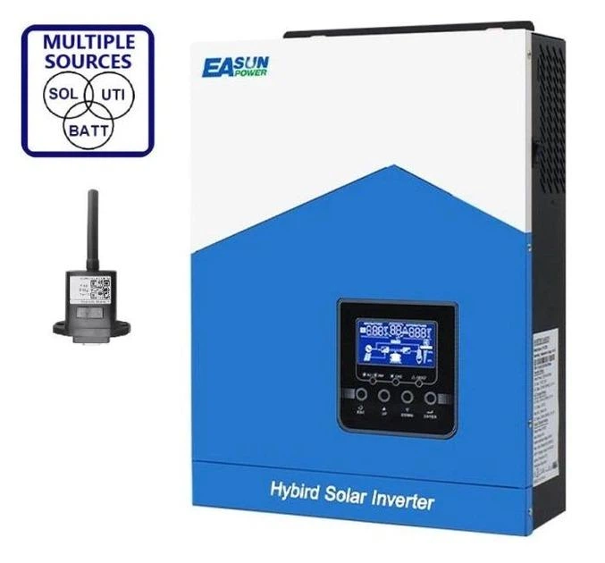 Гібридний інвертор EASUN POWER ISolar-SMH-II-3.2KW-WI-FI 3200VA/3200W 24V-230V, струм заряду 100А, MPPT(55-450В) - зображення 2