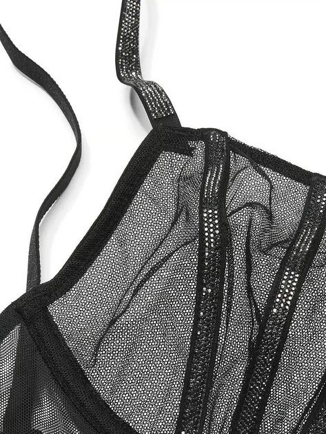 Бюстгальтер Victoria's Secret Very Sexy Sheer Shine Low-Cut Demi Bra размер 34С - изображение 4