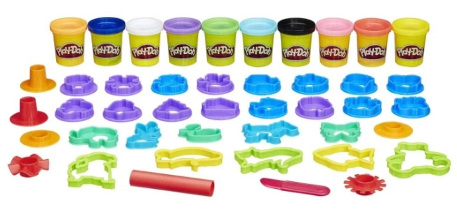 Набір для творчості з пластиліном Hasbro Play-Doh Штампи і Форми (630509255009) - зображення 2