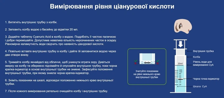Тестер для басейну таблетковий Lovibond 5в1 (pH, вільний хлор, бром, ALK LR, CyA) - зображення 5
