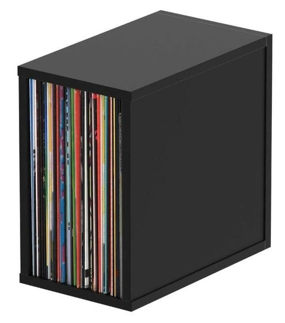 Коробка для набору вінілових платівок Glorious Record Box 55 Black (4043034107334) - зображення 2