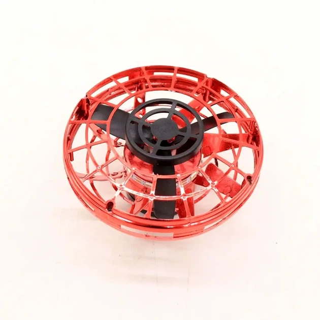 Літаючий спіннер FLY з LED підсвічуванням та зарядкою від USB 250 мА червоний розмір 8х4 см іграшка для дітей - Фото 6 Літаючий спіннер FLY з LED підсвічуванням та зарядкою від USB 250 мА червоний розмір 8х4 см іграшка для дітей - зображення 6