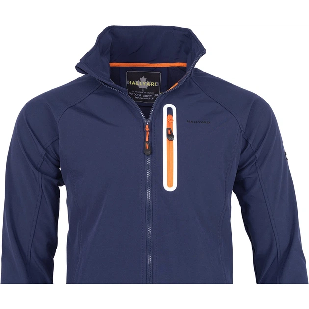 Куртка Hallyard Sixten 003 SoftShell 4XL Темно-синий - Фото 6 Куртка Hallyard Sixten 003 SoftShell 4XL Темно-синий - изображение 6