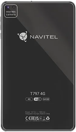 Планшет Navitel T797 4G Wi-Fi 3/64GB Black (8594181745956) - зображення 6