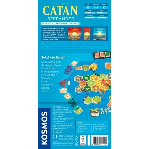 Gra planszowa Kosmos Catan - Sailor 685126 (4002051685126) - obraz 2