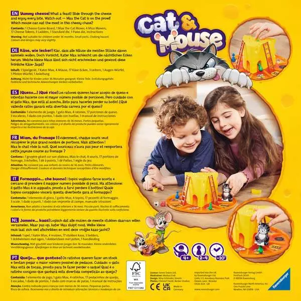 Gra planszowa Ravensburger Cat & Mouse (edycja angielska) (4005556245581) - obraz 3