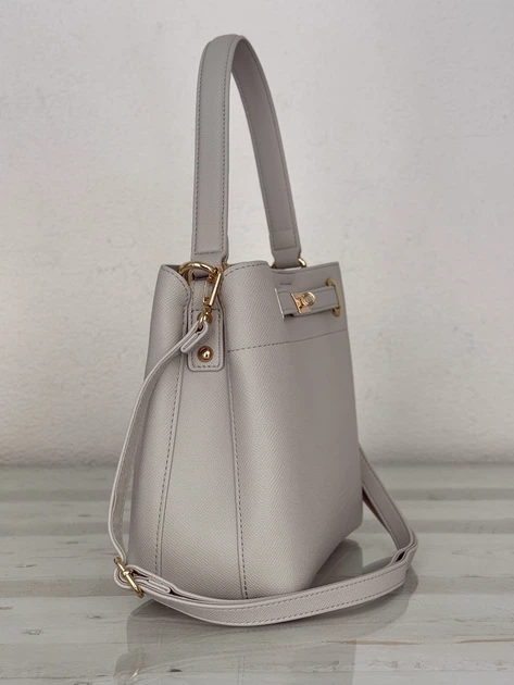 Жіноча сумка з екошкіри David Jones CM6829-3 - світло-сірий - Фото 3 Жіноча сумка з екошкіри David Jones CM6829-3 - світло-сірий - изображение 3