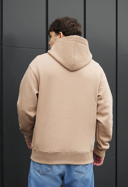 Худі Staff beige oversize fleece S - изображение 2