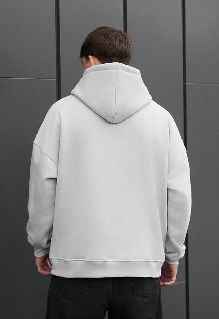 Худі Staff light gray oversize fleece L - изображение 2