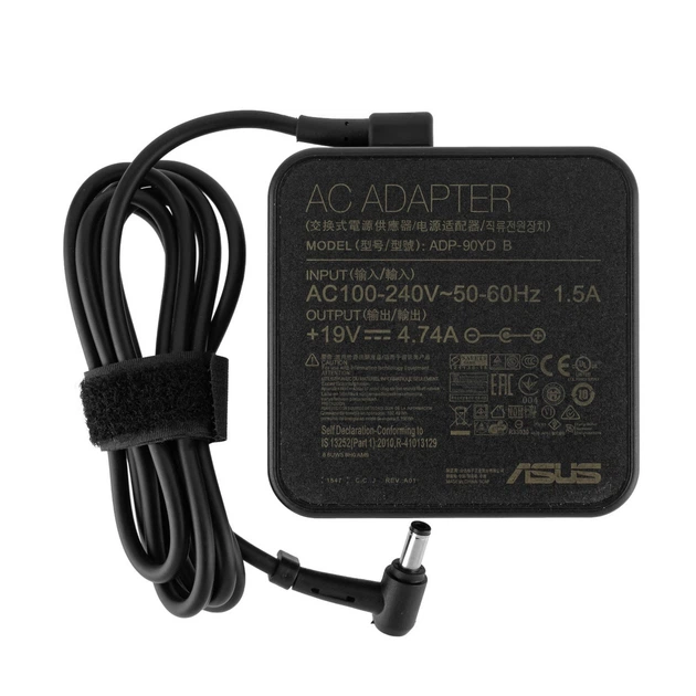 Мережевий блок живлення для ноутбука Asus 19V 4.74A 90W 5.5*2.5 mm без кабеля 220V - Фото 2 Мережевий блок живлення для ноутбука Asus 19V 4.74A 90W 5.5*2.5 mm без кабеля 220V - зображення 2
