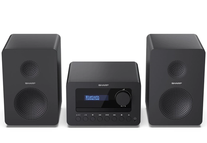 Музичний центр - Hi-Fi мікросистема Sharp XLB514 40W, FM RDS, CD, Bluetooth Black - зображення 2