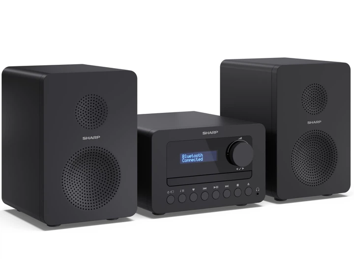 Музичний центр - Hi-Fi мікросистема Sharp XLB520D 40W, FM DAB+, CD, Bluetooth Black - Фото 3 Музичний центр - Hi-Fi мікросистема Sharp XLB520D 40W, FM DAB+, CD, Bluetooth Black - зображення 3