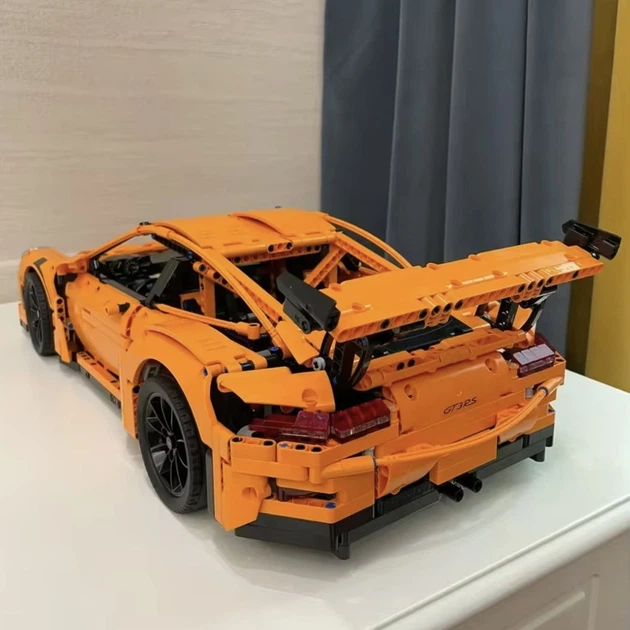Конструктор Technic Porsche 911 GT3 RS Порше 911 оранжевый спорткар машина автомобиль Порш - изображение 8