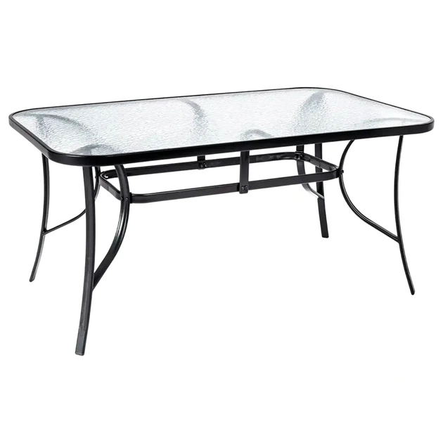 Стол садовый Garden table Siena SC-094 150х90x70см прямоугольный Черный - Фото 1 Стол садовый Garden table Siena SC-094 150х90x70см прямоугольный Черный - изображение 1