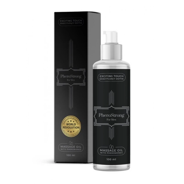 Массажное масло с феромонами для мужчин PheroStrong for Men Massage Oil 100мл - Фото 1 Массажное масло с феромонами для мужчин PheroStrong for Men Massage Oil 100мл - изображение 1
