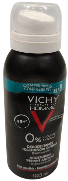 Дезодорант Vichy Homme оптимальний комфорт чутливої шкіри 100 мл (3337875703154) (955555916042326) - Уцінка - зображення 3