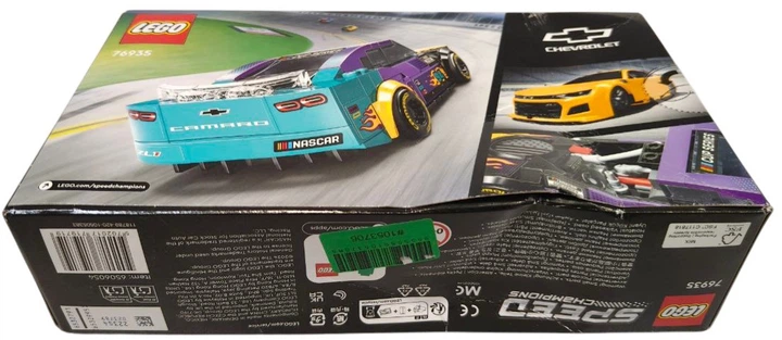 Zestaw klocków LEGO Speed Champions NASCAR Next Gen Chevrolet Camaro ZL1 328 elementów (76935) (955555910537065) - Outlet - obraz 4