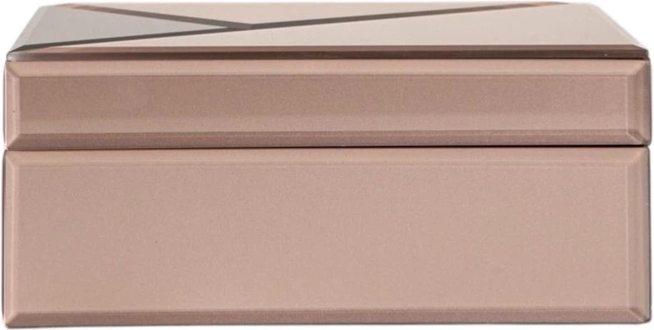 Шкатулка для прикрас Homla Amosa рожева 19x15x8 см (5906496753152) - зображення 1