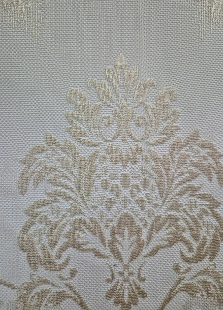 Занавеска на створку окна Firanka Ajure Damask 60х116см бежевая (10_9ф) - Фото 5 Занавеска на створку окна Firanka Ajure Damask 60х116см бежевая (10_9ф) - изображение 5