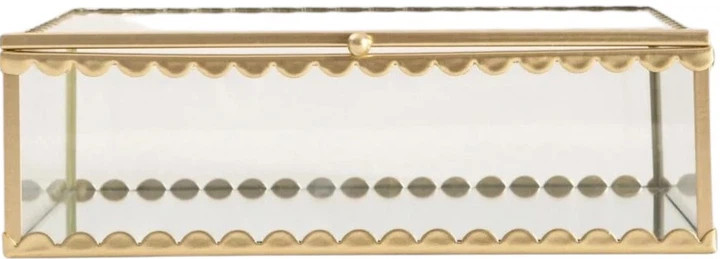 Шкатулка для прикрас Homla Grazia золотиста 18x13x5,5 см (5906496752544) - зображення 4