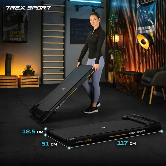 Електрична бігова доріжка для домашніх тренувань під ліжком Walkingpad AERO TREX SPORT - изображение 7