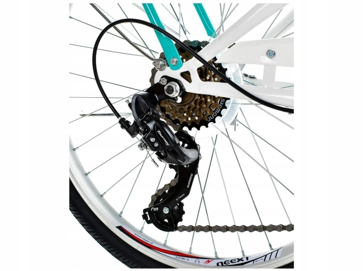 Жіночий міський велосипед 28 GRACJA 7 швидкостей Light Dutch Shimano - Фото 5 Жіночий міський велосипед 28 GRACJA 7 швидкостей Light Dutch Shimano - зображення 5