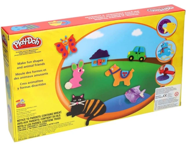 Набор для творчества с пластилином Hasbro Play-Doh Штампы и Формы (630509255009) - Фото 3 Набор для творчества с пластилином Hasbro Play-Doh Штампы и Формы (630509255009) - изображение 3