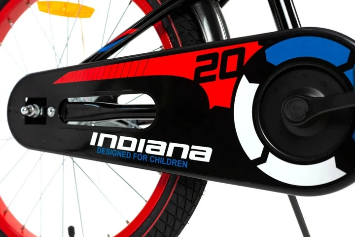 Дитячий велосипед INDIANA Rock Kid 20 дюймів для хлопчика Чорний - зображення 4