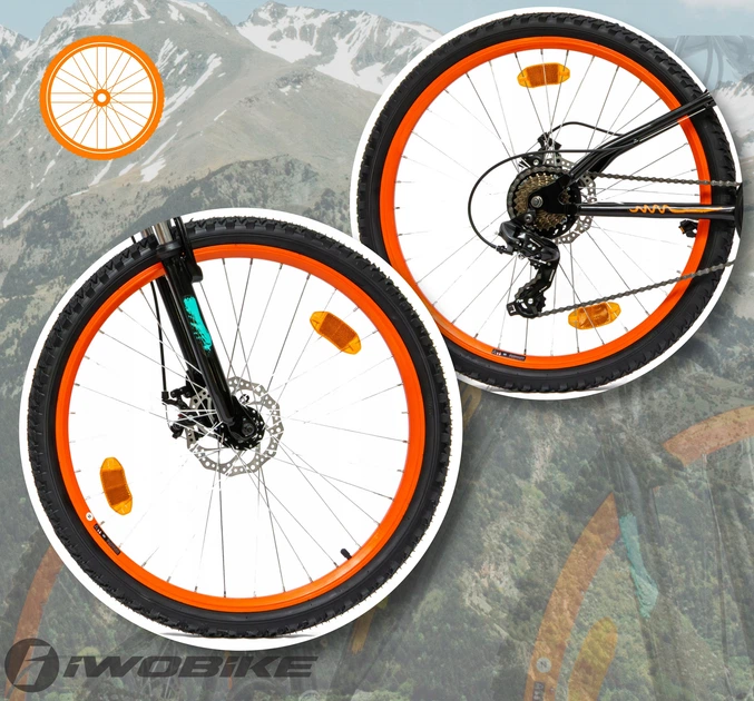 Чоловічий жіночий гірський велосипед 26" Mtb Iwobike 2025 Shimano Full Amory discs - Фото 6 Чоловічий жіночий гірський велосипед 26" Mtb Iwobike 2025 Shimano Full Amory discs - зображення 6
