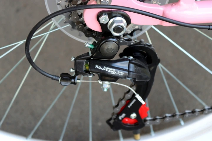 Красивий Алюмінієвий Рожевий Жіночий Велосипед 26 Дюймов Shimano communion + Кошик - Фото 6 Красивий Алюмінієвий Рожевий Жіночий Велосипед 26 Дюймов Shimano communion + Кошик - изображение 6
